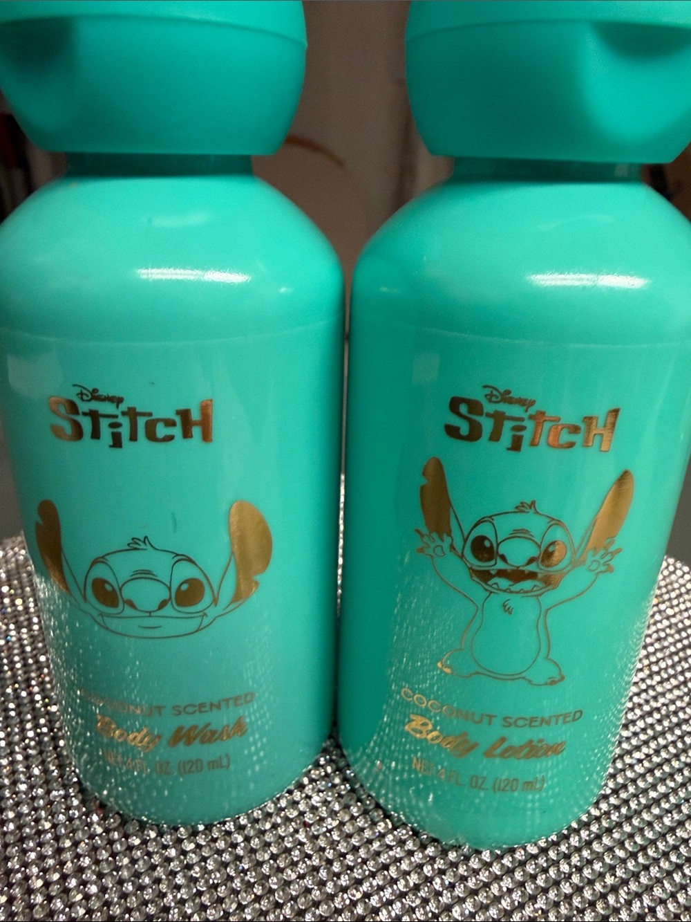 Disney Stitch Kids Coconut-Scented Body Wash & Lotion Set - Teal